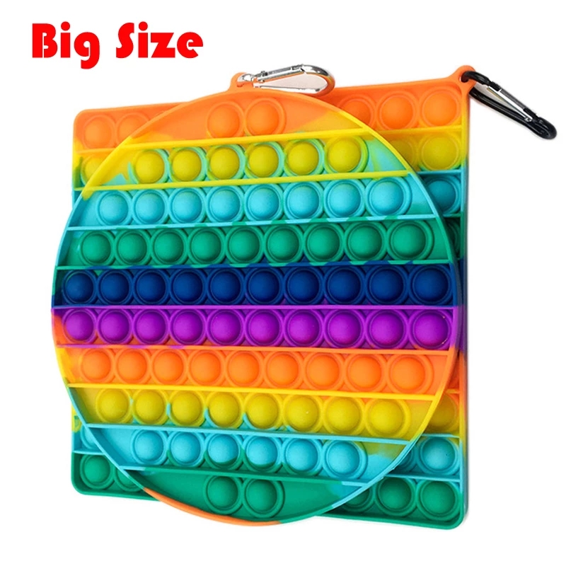 DHL Big Size 20CM Silicone Push Bubble Fidget Sensory Toys For Party Autism Needs Squishy Stress Reliever Toy Adult Kid Funny Anti-stress Gifts
DHL Big Size 20CM Silicone Push Bubble Fidget Sensory Toys For Party Autism Needs Squishy Stress Reliever Toy Adult Kid Funny Anti-stress Gifts