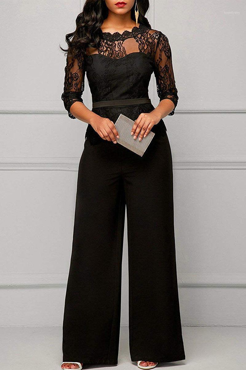 Women' Jumpsuits & Rompers Fashion Women Ladies Loose Playsuit Party Romper Lace Long Jumpsuit Trousers, Black
Women' Jumpsuits & Rompers Fashion Women Ladies Loose Playsuit Party Romper Lace Long Jumpsuit Trousers, Black