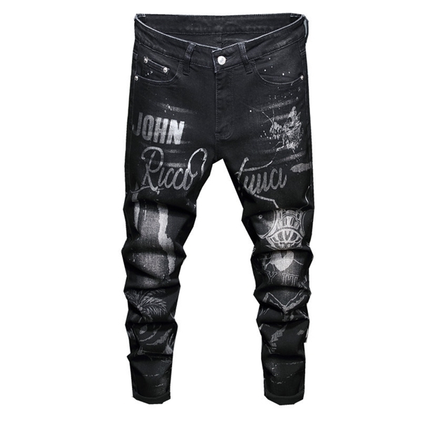 Designer Washed Printed Jeans For Men 2020 Streetwear Letter Black Jeans Pants Gothic Punk Stretchable Hip Hop Dance Trousers X0621
Designer Washed Printed Jeans For Men 2020 Streetwear Letter Black Jeans Pants Gothic Punk Stretchable Hip Hop Dance Trousers X0621
