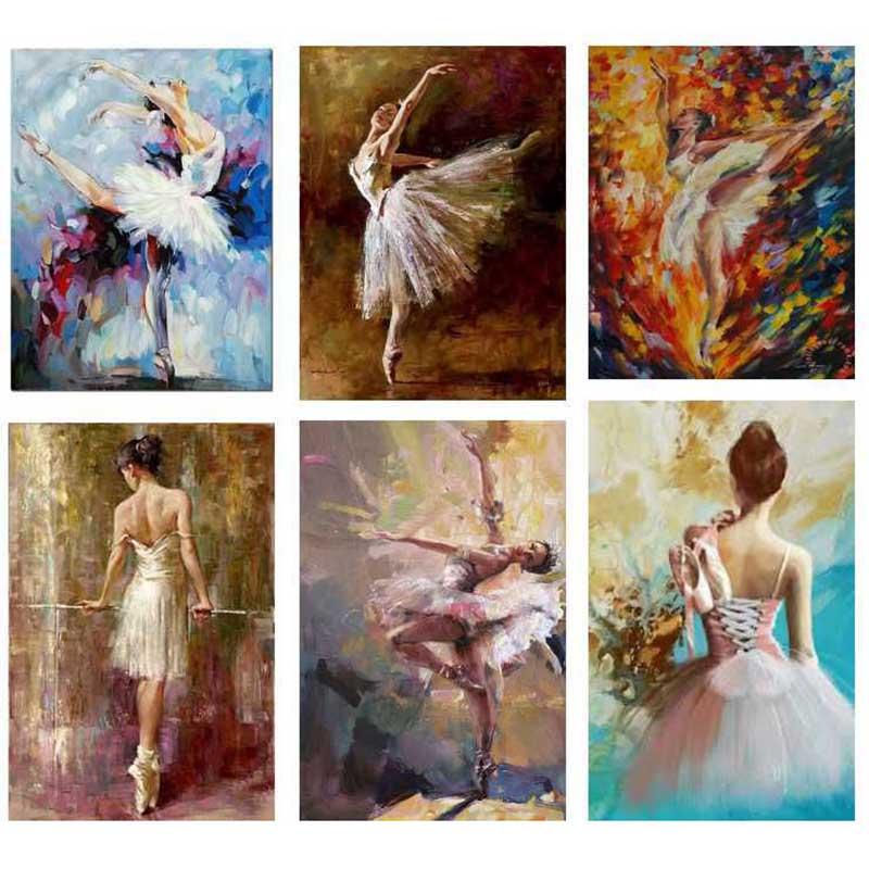 Paintings Oil Painting By Numbers Ballet Girl Hand Painted On Canvas DIY Dancer Pictures Gift Modern Home Decoration Wall Art
Paintings Oil Painting By Numbers Ballet Girl Hand Painted On Canvas DIY Dancer Pictures Gift Modern Home Decoration Wall Art