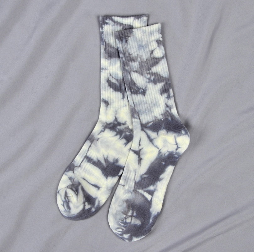 New Arrival Men socks Tie-dye breathable Cotton socks Casual Colorful Novelty Pattern Funny Socks