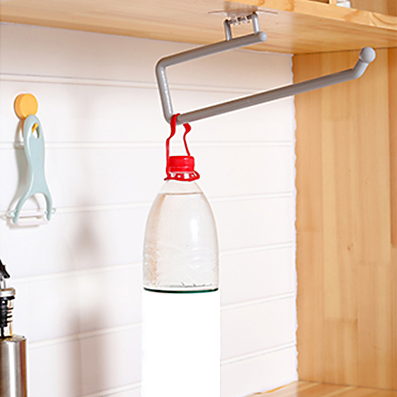 Kitchen Paper Roll Holder Towel Hanger Rack Bar Cabinet Rag Hanging Holder Bathroom Organizer Shelf Toilet Paper Holder for Home