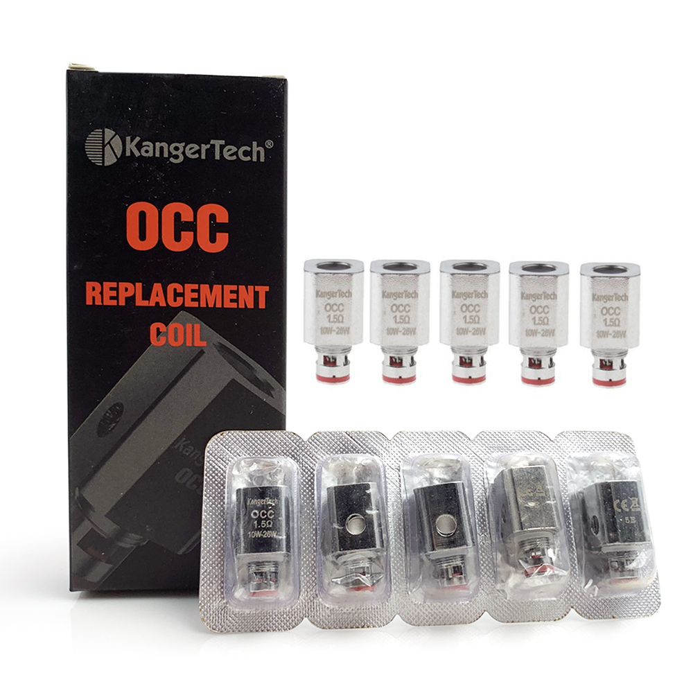 Kangertech OCC Coil 1.5ohm Core for Kanger Subtank Toptank Mini Organic Cotton Compatiable SSOCC Coils Vape Tank
Kangertech OCC Coil 1.5ohm Core for Kanger Subtank Toptank Mini Organic Cotton Compatiable SSOCC Coils Vape Tank
