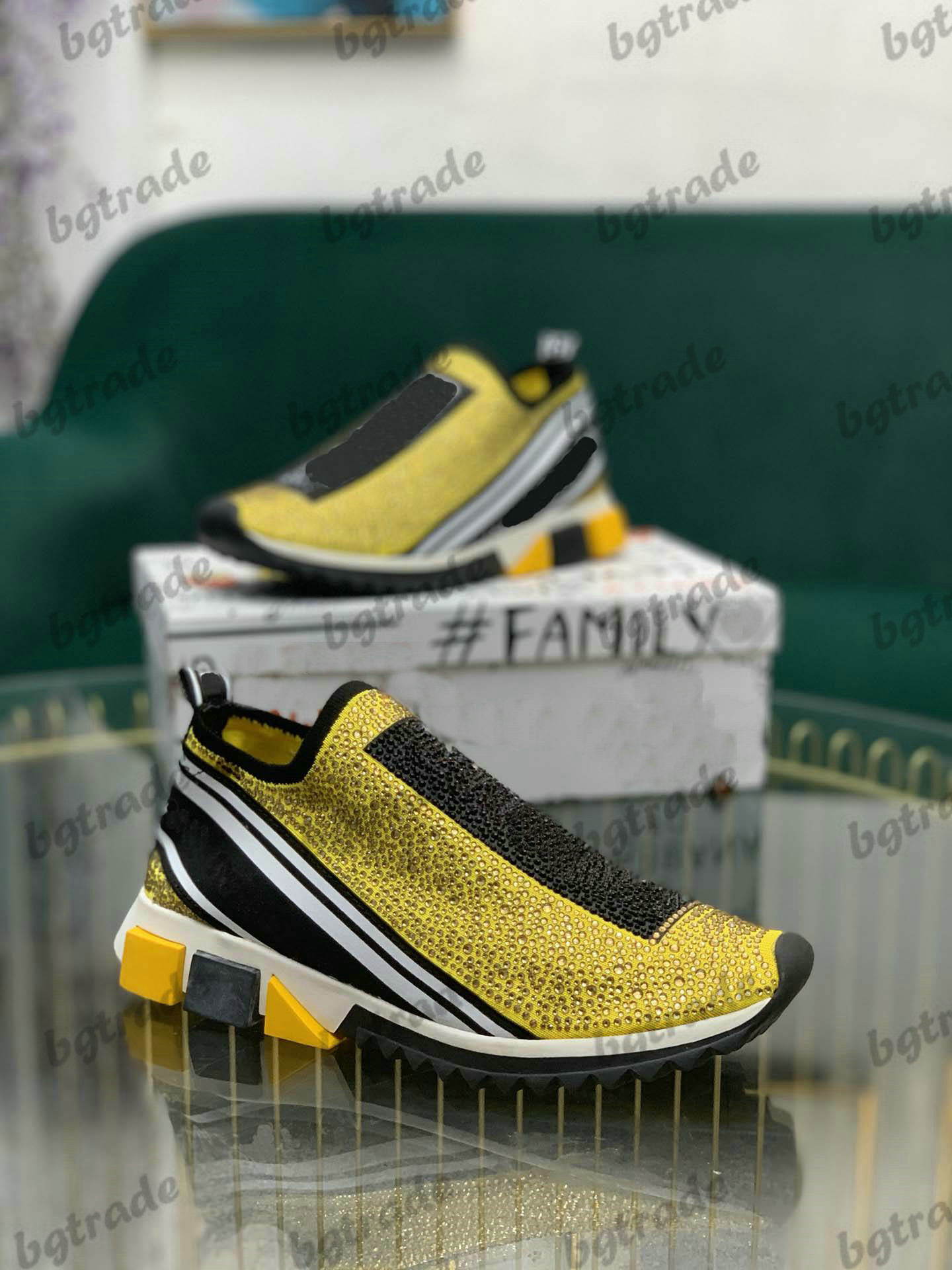 Diamond Stretch Mesh Sorrento Sneakers Knit Sock Shoes Mens Slip On Sneaker Crystal Embellished Trainers Two-tone Rubber Micro Sole Casual Shoe
Diamond Stretch Mesh Sorrento Sneakers Knit Sock Shoes Mens Slip On Sneaker Crystal Embellished Trainers Two-tone Rubber Micro Sole Casual Shoe