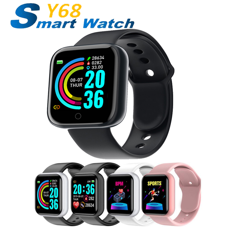 wristbands Y68 D20 Smart watches Waterproof Sports Smartwatch Heart Rate Monitor Blood Pressure Functions
wristbands Y68 D20 Smart watches Waterproof Sports Smartwatch Heart Rate Monitor Blood Pressure Functions