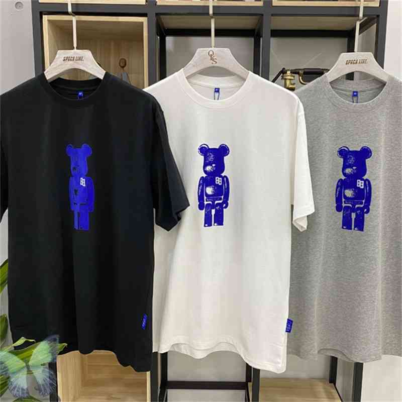Ader Error T-shirt Robot Cartoon Men Women Tshirt Cotton error T Shirt 210629