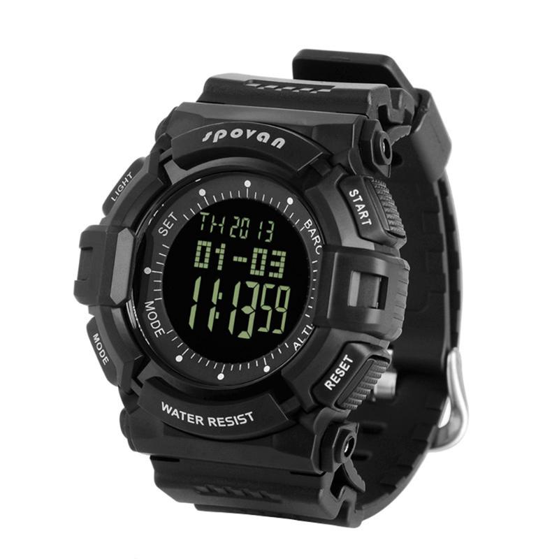 Height / Air Pressure Measurement Multifunctional Outdoor Sports Watch, Proof 50m Waterproof Wristwatches, Bronze
Height / Air Pressure Measurement Multifunctional Outdoor Sports Watch, Proof 50m Waterproof Wristwatches, Bronze
