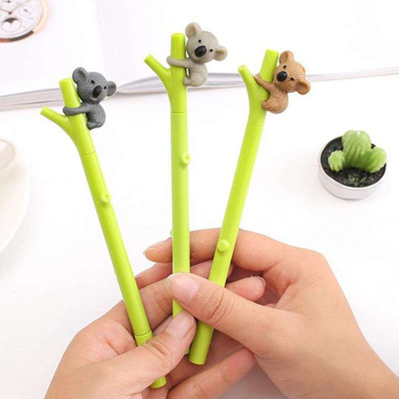 Cute Cartoon Koala Gel Ink Pen Rollerball Pens Office School Supplies Black 0.5mm Students
Cute Cartoon Koala Gel Ink Pen Rollerball Pens Office School Supplies Black 0.5mm Students