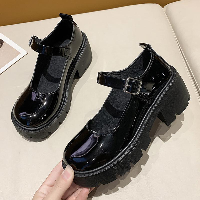 Dress Shoes Women Leather Sweet Girls Lolita Mary Jane Vintage High Heel Platform Sneakers, Black 1
Dress Shoes Women Leather Sweet Girls Lolita Mary Jane Vintage High Heel Platform Sneakers, Black 1