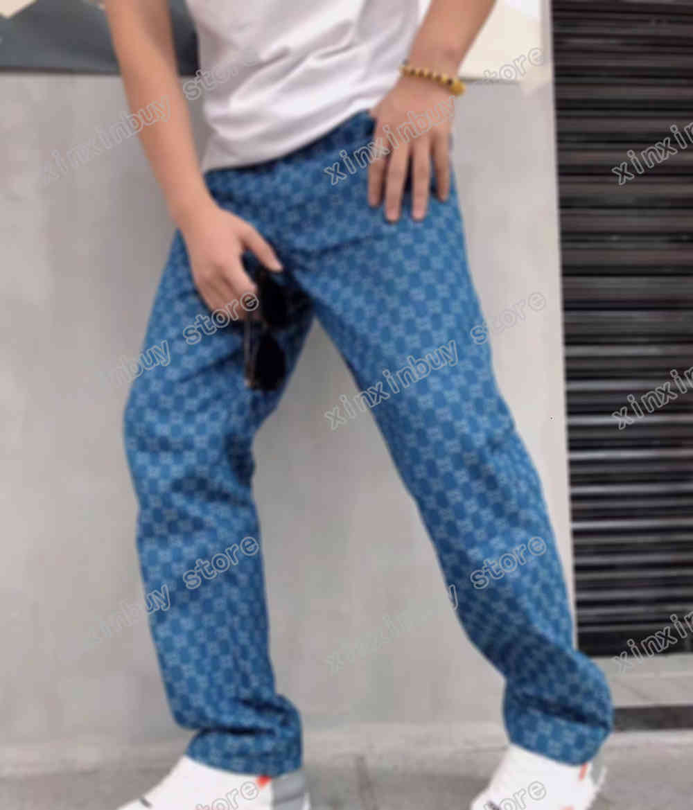 21ss Mens Women designer pants blue Denim Jacquard letters Spring summer Men Webbing Pant Casual letter Trousers Wedding black white 08
21ss Mens Women designer pants blue Denim Jacquard letters Spring summer Men Webbing Pant Casual letter Trousers Wedding black white 08