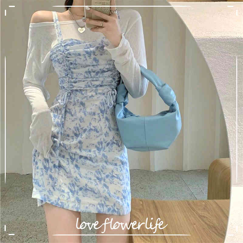 French Elegant Mini Dress Women Chic Slim Slash Neck Long Sleeve Spaghetti Strap Floral Dress Korean Autumn Women Clothing 210521, Shirt and dress
French Elegant Mini Dress Women Chic Slim Slash Neck Long Sleeve Spaghetti Strap Floral Dress Korean Autumn Women Clothing 210521, Shirt and dress