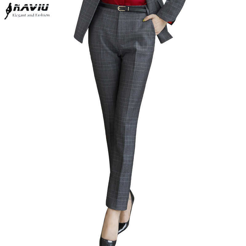 Naviu Fashion Women Winter Pants Work Business Office Ladies Plus Size Slim Plaid Trousers 210604, Brown pants
Naviu Fashion Women Winter Pants Work Business Office Ladies Plus Size Slim Plaid Trousers 210604, Brown pants