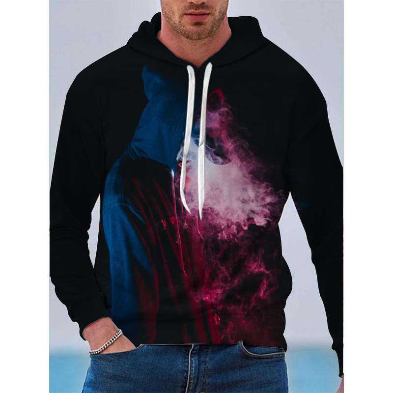 E-smoke art hood smoke pattern men s 3D printed hoodie visual impact party top punk goth round neck high quality American sweater hoodie, Picture2
E-smoke art hood smoke pattern men s 3D printed hoodie visual impact party top punk goth round neck high quality American sweater hoodie, Picture2