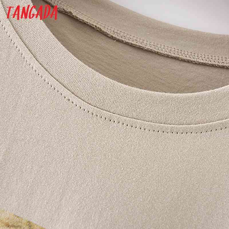 Women Po Print T Short Sleeve O Neck Tees Ladies Casual Tee Shirt Street Wear Top 2M134 210416