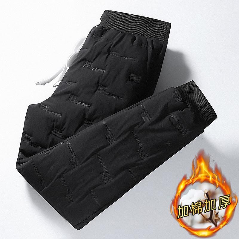 Men's Pants Thickened Down Autumn Winter Men Fatten Up The Size Outside Wear Long Rain Warm Casual 4-5XL, Black
Men's Pants Thickened Down Autumn Winter Men Fatten Up The Size Outside Wear Long Rain Warm Casual 4-5XL, Black