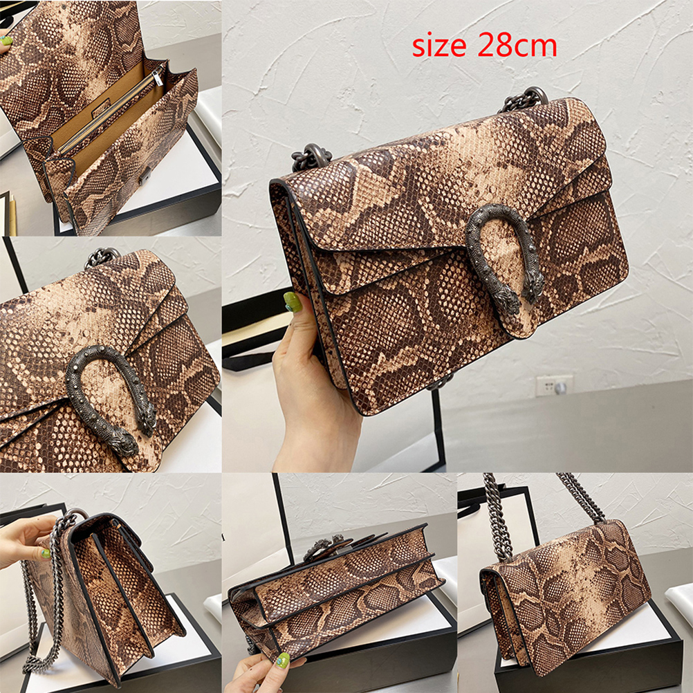High Quality Fashion luxury women Designers Shoulder bag Crocodile pattern Snakeskin leather chain Crossbody Messenger Female handbag wallet 4 colors 03, Dustbag
High Quality Fashion luxury women Designers Shoulder bag Crocodile pattern Snakeskin leather chain Crossbody Messenger Female handbag wallet 4 colors 03, Dustbag