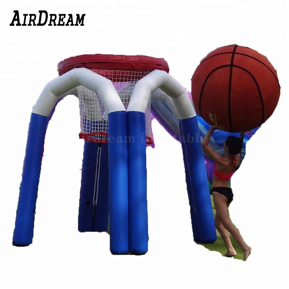 wholesale Custom Giant Inflatable Basketball Hoop ball Shooting Sport Game for backyard party