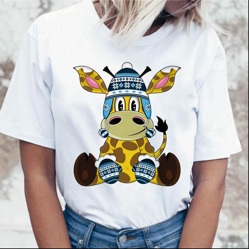 cute wooly hat giraffe women t shirts harajuku ulzzang korean funny graphic clothing tees for female, White
cute wooly hat giraffe women t shirts harajuku ulzzang korean funny graphic clothing tees for female, White