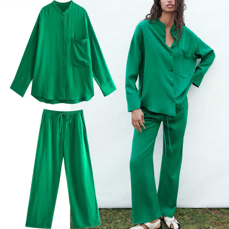 Za Green High Waist Pants Women Adjustable Elastic Drawstring Waist Vintage Trousers Woman Casual Summer Wide Leg Pants 210602
Za Green High Waist Pants Women Adjustable Elastic Drawstring Waist Vintage Trousers Woman Casual Summer Wide Leg Pants 210602