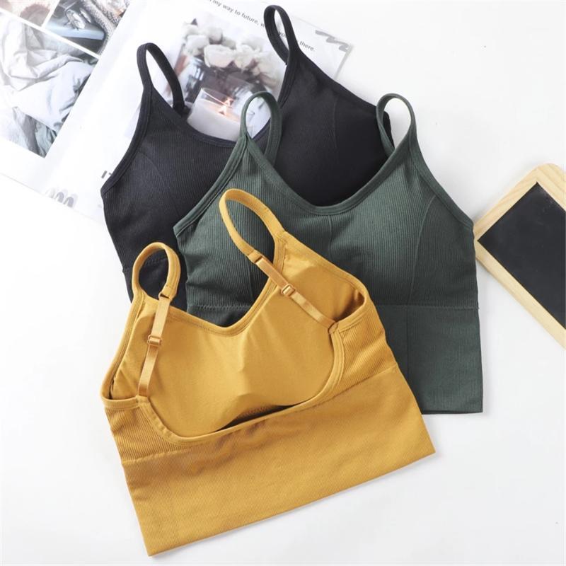 Top For Women Bras Push Up Solid Sports Bra Jogging Gym Girl Underwear Fitness Running Sling Tops Camisoles & Tanks, White
Top For Women Bras Push Up Solid Sports Bra Jogging Gym Girl Underwear Fitness Running Sling Tops Camisoles & Tanks, White