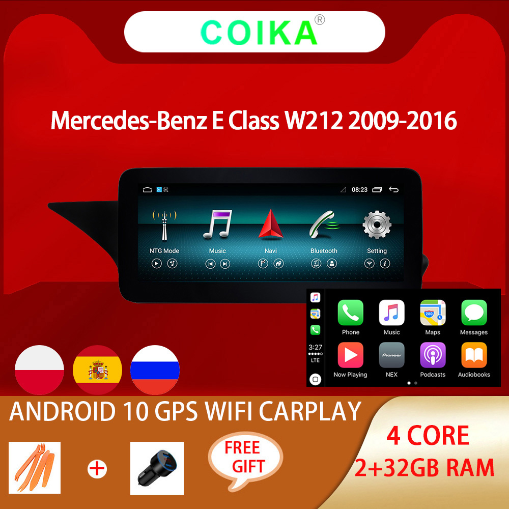 Car DVD player Android 10 System For Mercedes-benz W212 2009-2016 WIFI BT GPS Navi Radio IPS Touch Screen Stereo
Car DVD player Android 10 System For Mercedes-benz W212 2009-2016 WIFI BT GPS Navi Radio IPS Touch Screen Stereo