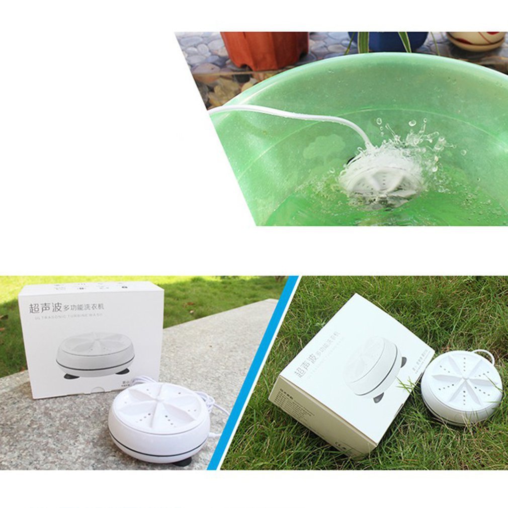 Washing machine Portable Mini Ultrasone Turbo Personal Rotating Washing machine Handy Travel Home Business Travel Usb