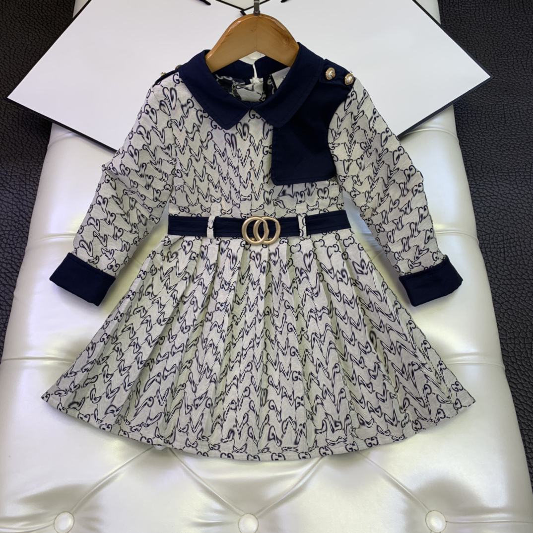 luxury kids skirts sets childrens autumn di print design dresses long sleeve girls princess wear size 100-160, 03
luxury kids skirts sets childrens autumn di print design dresses long sleeve girls princess wear size 100-160, 03