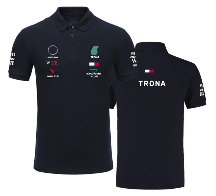 Formula World Championship car team racing suit F1 T-shirt casual lapel POLO short sleeve
Formula World Championship car team racing suit F1 T-shirt casual lapel POLO short sleeve