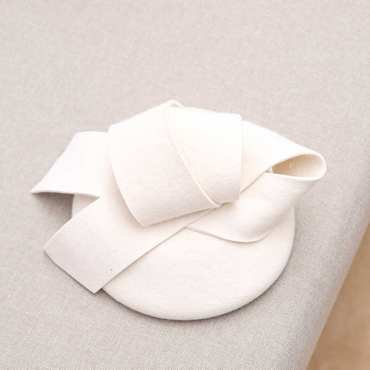 Wedding Woman Hat Fascinators Pillbox Hat With Feather 100% Australian Wool Felt Church Hats Cocktail Banquet Fedoras Cap 210914