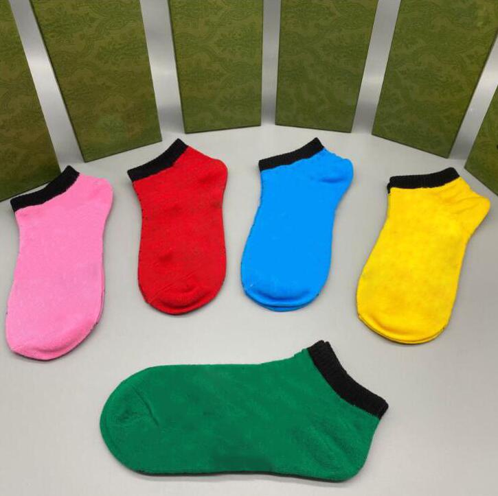 2021 Mens Women Designer Socks With Boxes Fashion Letters Colorful Stockings 5 Pairs Box Four Season Men Woman Sports Sock, Multi
2021 Mens Women Designer Socks With Boxes Fashion Letters Colorful Stockings 5 Pairs Box Four Season Men Woman Sports Sock, Multi