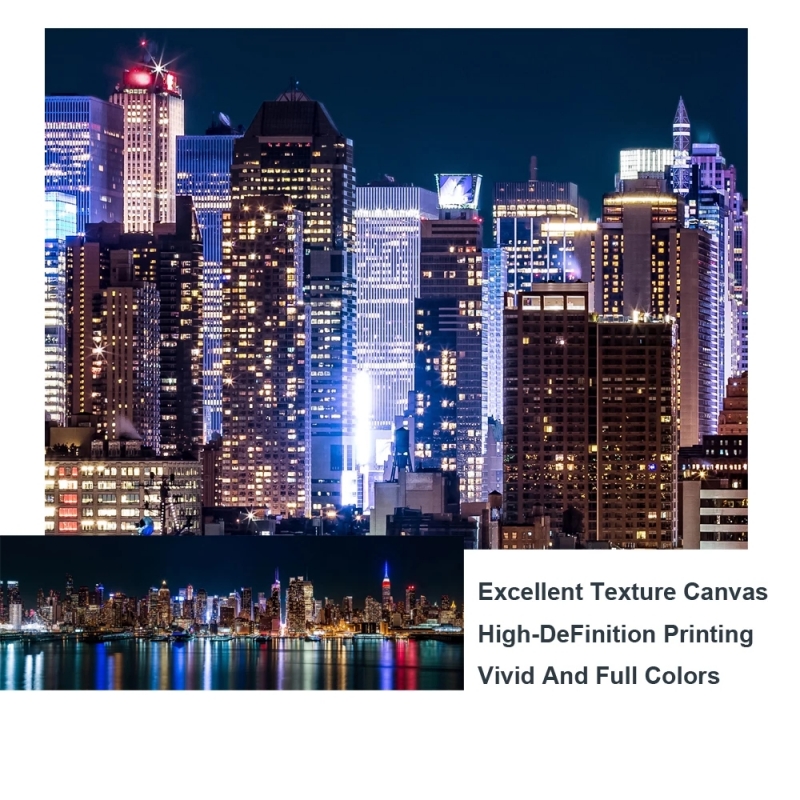 New York Skyline View Canvas Paintings On The Wall Art Posters And Prints Manhattan Landscape Canvas Pictures Home Wall Decor