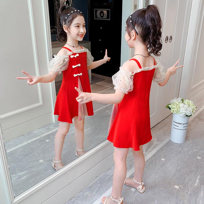 Girl's Dresses Summer Lace Children Clothing Princess Kids For Girls Causal Wear Dress 3 8 Years Vestido Girl, Red;yellow
Girl's Dresses Summer Lace Children Clothing Princess Kids For Girls Causal Wear Dress 3 8 Years Vestido Girl, Red;yellow