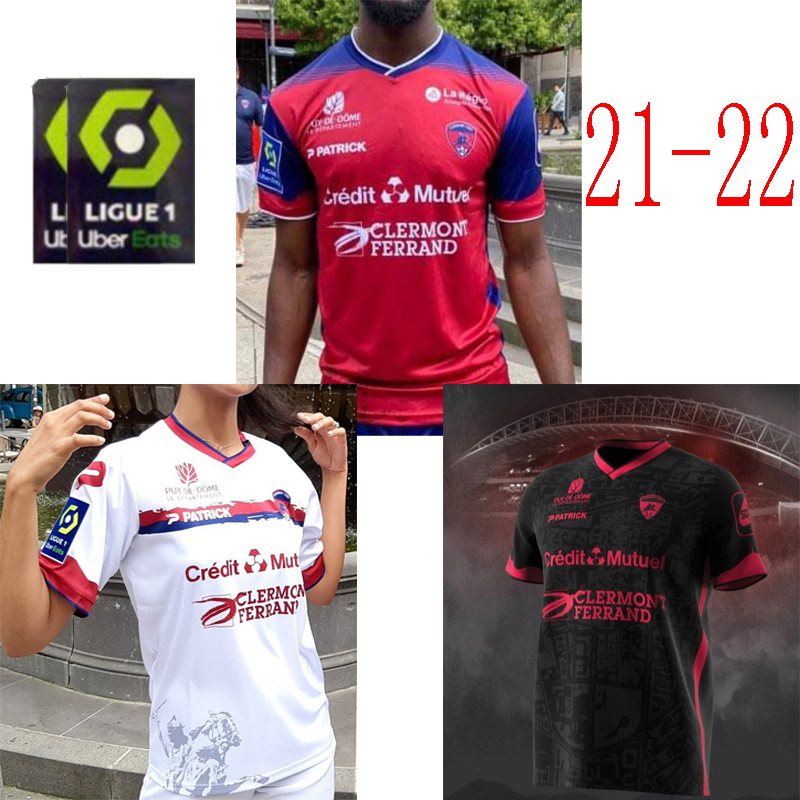 21 22 MAILLOTS Clermont Foot 63 soccer jersey home away third 2021 2022 football shirts bayo Dossou Allevinah Berthomier Magnin Iglesias TEL, Black;red
21 22 MAILLOTS Clermont Foot 63 soccer jersey home away third 2021 2022 football shirts bayo Dossou Allevinah Berthomier Magnin Iglesias TEL, Black;red