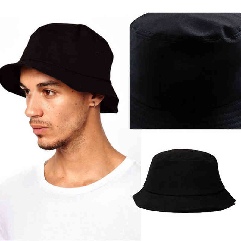 Black White Solid Bucket Hat Unisex Bob Caps Hip Hop Gorros Male Female Summer Panama Cap Beach Fishing Boonie Hat, Blue;gray
Black White Solid Bucket Hat Unisex Bob Caps Hip Hop Gorros Male Female Summer Panama Cap Beach Fishing Boonie Hat, Blue;gray
