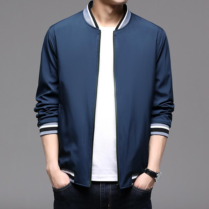 Mens Jacket Spring Big Size Baseball Jackets For Style Oversized Bomber Coats European Clothing Black Husband Men's