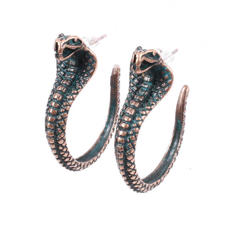 earring punk exaggeration jewelry personalized snake make old animal earrings, Golden
earring punk exaggeration jewelry personalized snake make old animal earrings, Golden