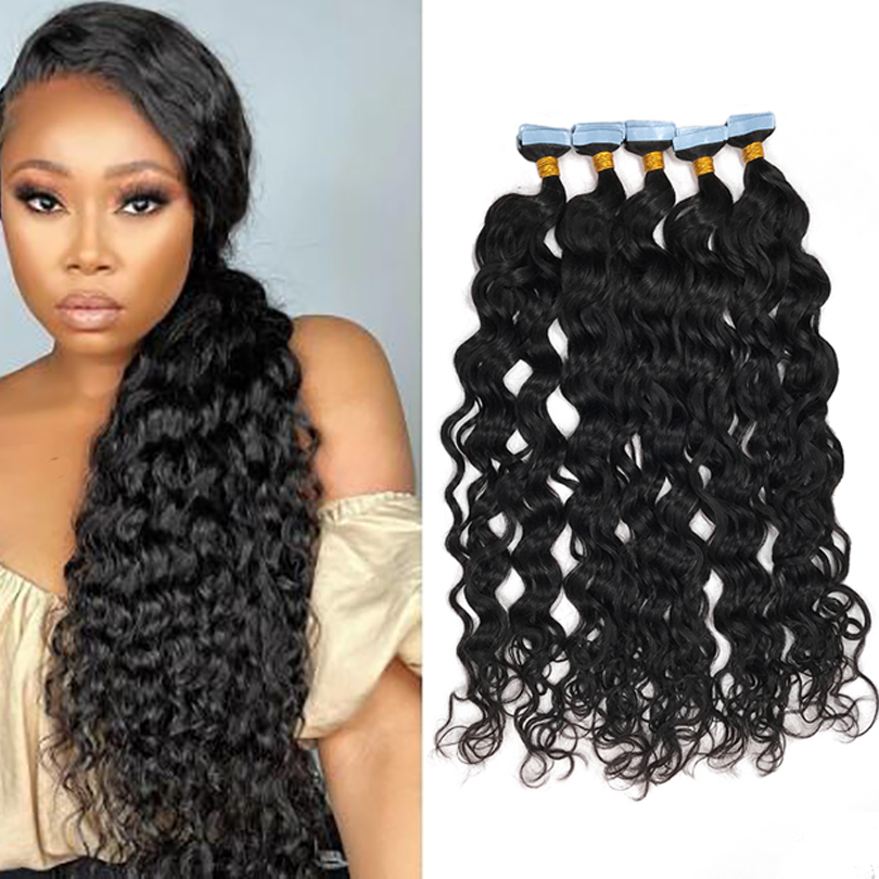 Natural Wavy Long Style Human Hairs Tape In Hair Extensions Naturals Color 40 Pieces Per Set For Women, Natural color
Natural Wavy Long Style Human Hairs Tape In Hair Extensions Naturals Color 40 Pieces Per Set For Women, Natural color