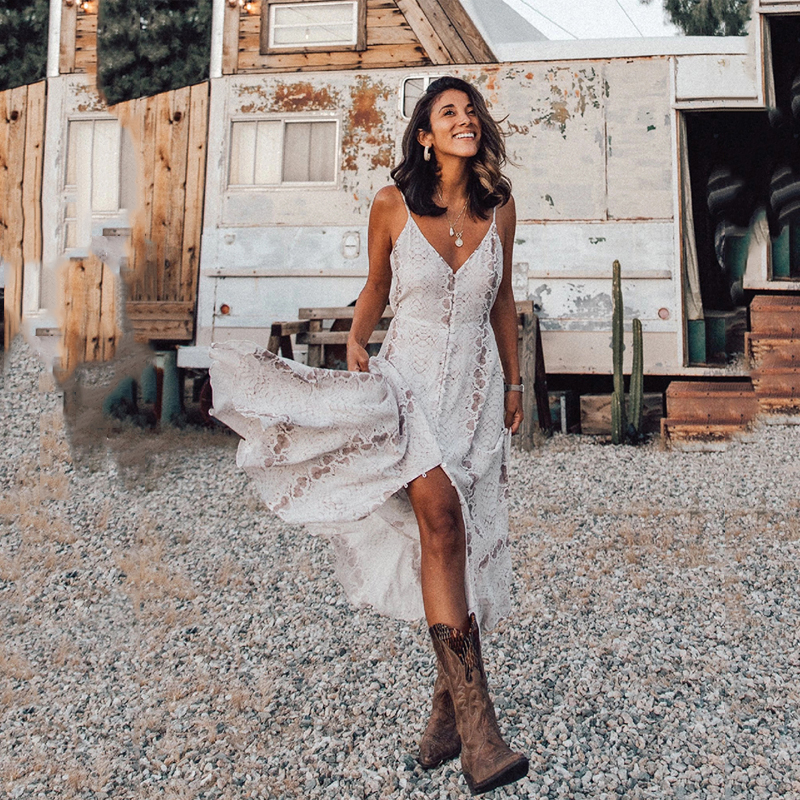 Fitshinling Serpentine Bohemian Long Dress Women Summer Sundress V Ne Strap Pareos Holiday Snake Print Ruffles Maxi Vestidos
Fitshinling Serpentine Bohemian Long Dress Women Summer Sundress V Ne Strap Pareos Holiday Snake Print Ruffles Maxi Vestidos