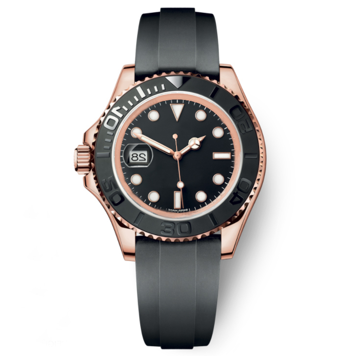 Steel Mechanical Stainless Watches Men Master Automatic Movement Rose Gold Rubber Strap Montre Homme Sports Black Dial Reloj Chronograph, Slivery;brown
Steel Mechanical Stainless Watches Men Master Automatic Movement Rose Gold Rubber Strap Montre Homme Sports Black Dial Reloj Chronograph, Slivery;brown