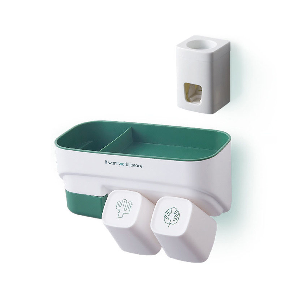 Toothbrush Holder, Nordic Standard Set, Brush Cup, Multi Function Storage Box, 2 cups / 3 cups / 4 Standard Toothbrush Holder