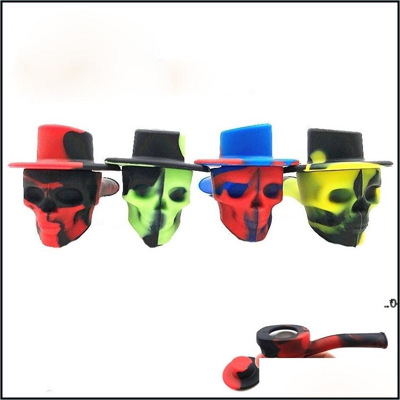 Aessories Household Sundries Home & Gardeneco-Frendly Sile Marble Color Skull Shape Smoking Pipes Fashin Design Tobao Pipe With Caps Bowl Ew
Aessories Household Sundries Home & Gardeneco-Frendly Sile Marble Color Skull Shape Smoking Pipes Fashin Design Tobao Pipe With Caps Bowl Ew