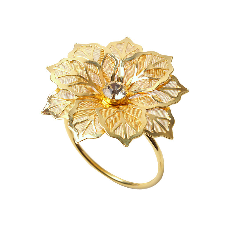Flower Napkin Rings for Wedding Napkin Holders