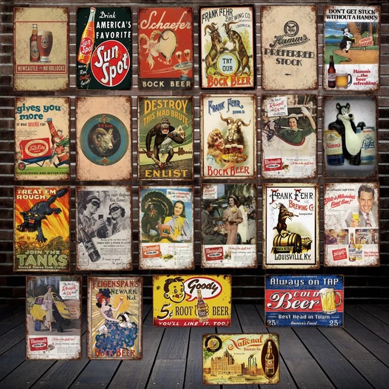 2021 Funny Designed Bock HAMMS Cole Beer Tin Signs Vintage Painting Bar Pub Poster Retro SUN SPOT Custom bar,coffee house,Decor
2021 Funny Designed Bock HAMMS Cole Beer Tin Signs Vintage Painting Bar Pub Poster Retro SUN SPOT Custom bar,coffee house,Decor