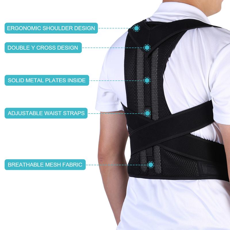 Back Support Posture Corrector Strap Shoulder Spine Brace Belt For Women Men Waist Straps Correction, Black;blue
Back Support Posture Corrector Strap Shoulder Spine Brace Belt For Women Men Waist Straps Correction, Black;blue