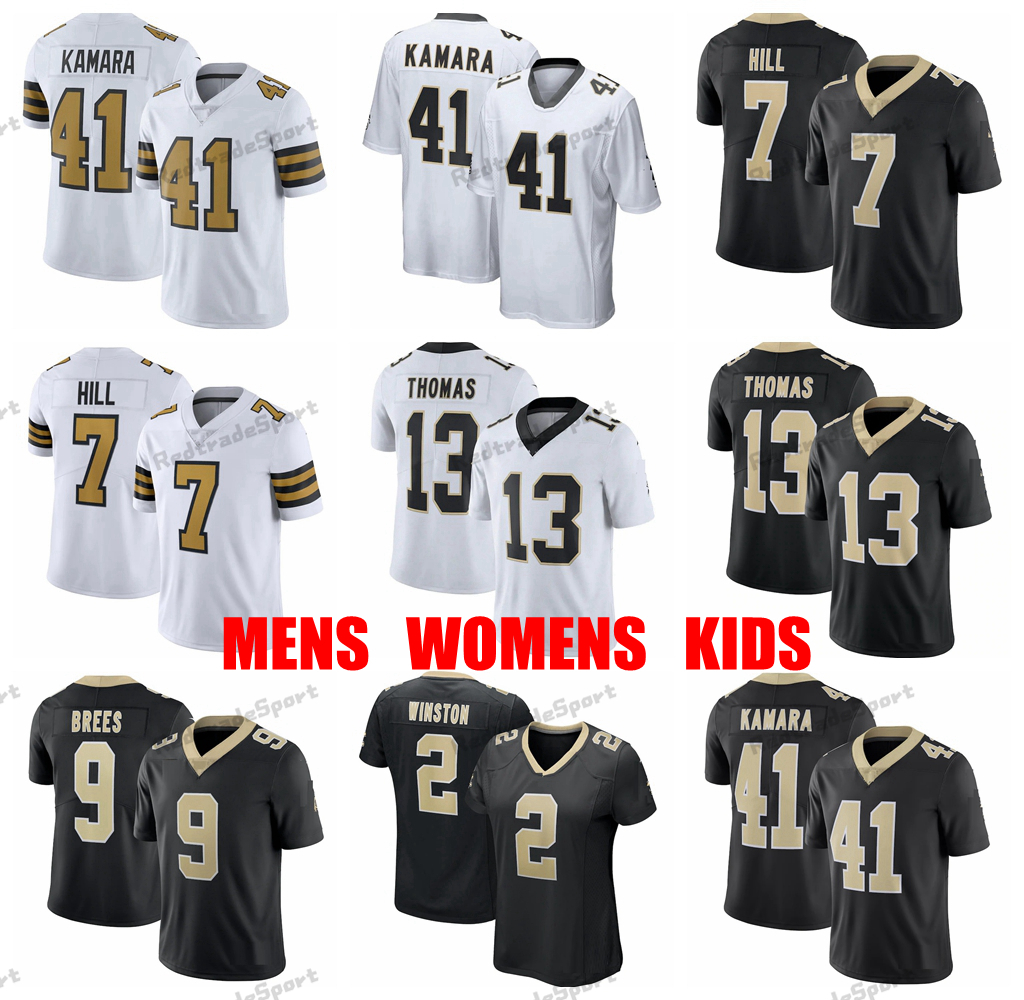 Mens 41 Alvin Kamara 2 Jameis Winston Football Jerseys 13 Michael Thomas 9 Drew Brees WOMENS 23 Marshon Lattimore 7 Taysom Hill 56 Demario Davis stitched Shirts S-XXXL, Mens s-xxxl
Mens 41 Alvin Kamara 2 Jameis Winston Football Jerseys 13 Michael Thomas 9 Drew Brees WOMENS 23 Marshon Lattimore 7 Taysom Hill 56 Demario Davis stitched Shirts S-XXXL, Mens s-xxxl