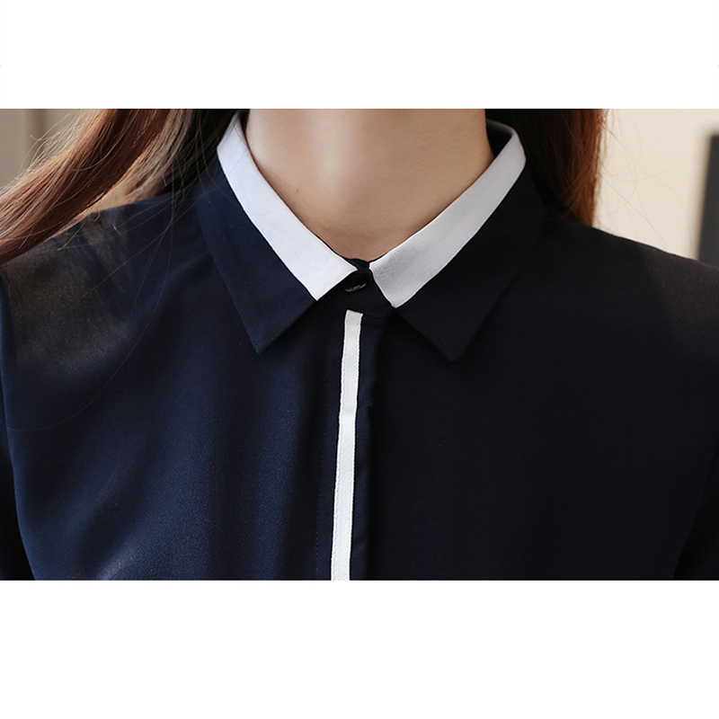 Fashion Korean Clothing Autumn Professional Shirts OL Plus Size Loose Long Sleeve Shirt Women Tops Blusas 10602 210417