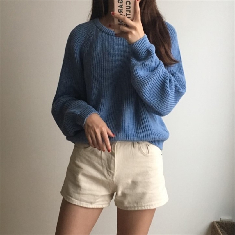 Korean Fashion Ladies Full Sleeve Women Knitting Sweater Solid O-Neck Pullover And Jumper Loose Sale 210607, Gray
Korean Fashion Ladies Full Sleeve Women Knitting Sweater Solid O-Neck Pullover And Jumper Loose Sale 210607, Gray