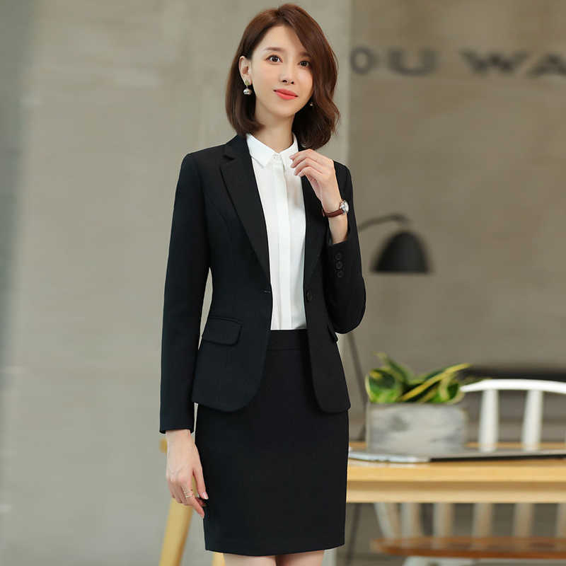 Large Size Women' -4XL Suit Skirt 2-piece Set of High Quality Professional Office Wear Temperament Solid Color Jacket 210527, Blue blazer skirt
Large Size Women' -4XL Suit Skirt 2-piece Set of High Quality Professional Office Wear Temperament Solid Color Jacket 210527, Blue blazer skirt