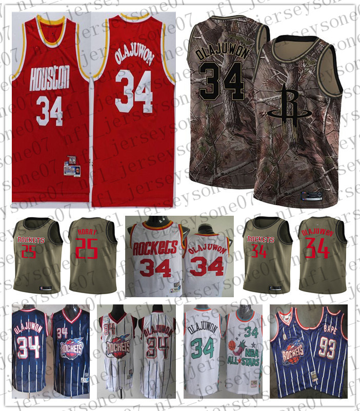 Custom Houston Mens women youth Rocketss 25 Robert Horry 34 Hakeem Olajuwon red white black Throwback Basketball jersey
Custom Houston Mens women youth Rocketss 25 Robert Horry 34 Hakeem Olajuwon red white black Throwback Basketball jersey