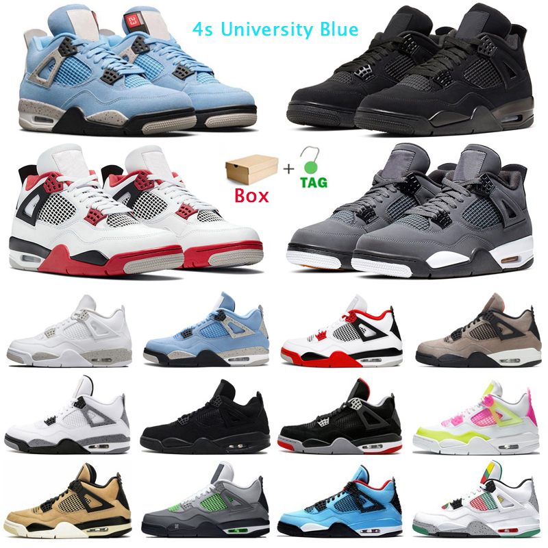 4s University Blue Jumpman Basketball Shoes 4 White Oreo Fire Red Cool Grey Bred Black Cat Mens Trainers Sport Sneakers with box, #18
4s University Blue Jumpman Basketball Shoes 4 White Oreo Fire Red Cool Grey Bred Black Cat Mens Trainers Sport Sneakers with box, #18